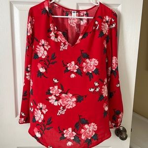 💥5 for $25💥 Old Navy Floral Print Blouse (L)